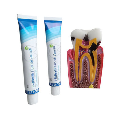 ورنيش فلورايد أصفر 10 جرام / قطعة بطيخ لحماية ورنيش الأسنان