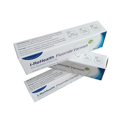 ورنيش فلورايد أصفر سريع الجفاف للأطفال بنكهة لذيذة