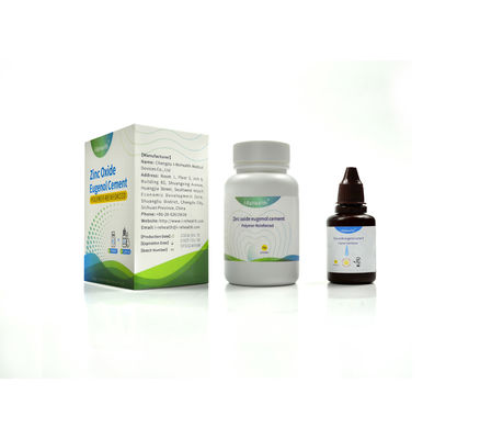 البوليمر المعزز أكسيد الزنك الإيجينول الاسمنت الحل النهائي لاحتياجات الأسنان