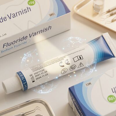 CE ISO 10ml I-ReHealth فلوريد الورنيش 5 ٪ نكهة البطيخ الصوديوم لمنع تسوس الأسنان