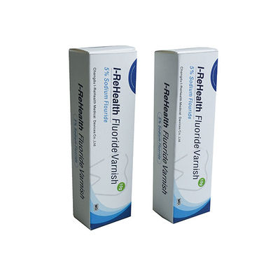 5٪ علاج ناف فلوريد الصوديوم للأطفال بقع الطباشير التجفيف السريع