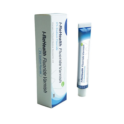 راتنج طبيعي 5٪ ناف فلوريد الورنيش اللاصق للأسنان يمنع تسوس الأسنان