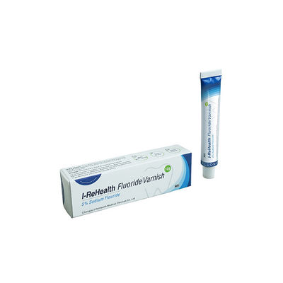 راتنج طبيعي 5٪ ناف فلوريد الورنيش اللاصق للأسنان يمنع تسوس الأسنان