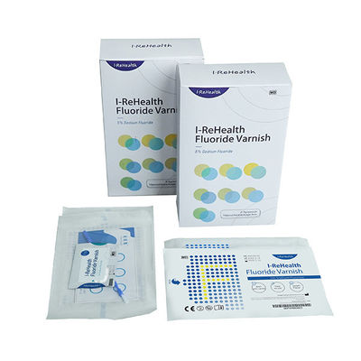 0.5 جرام 10 مجموعة ورنيش فلوريد الصوديوم لتقويم الأسنان ونزع المعادن