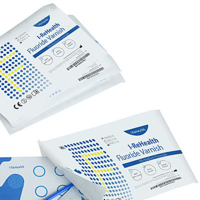 0.5 جرام 10 مجموعة من طلاء الأسنان بالفلورايد للتجفيف السريع لأسنان الأطفال