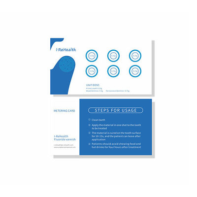 0.5 جرام / كيس 5٪ ورنيش فلورايد الصوديوم للأسنان الحساسة مع م